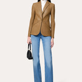 Crocodile Panel Blazer