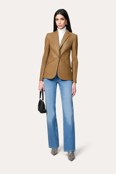 Crocodile Panel Blazer Image 2