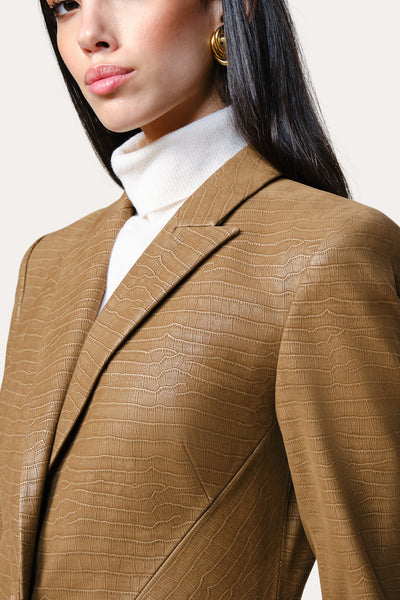 Crocodile Panel Blazer Image 3
