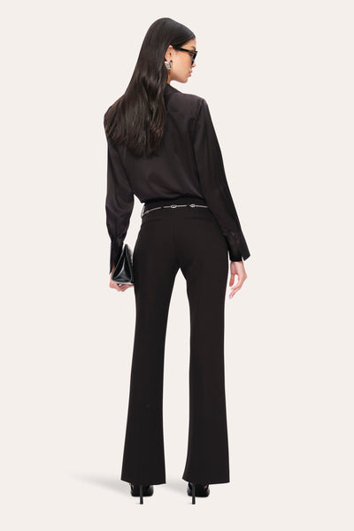 Silk Satin Button Down Shirt Image 4