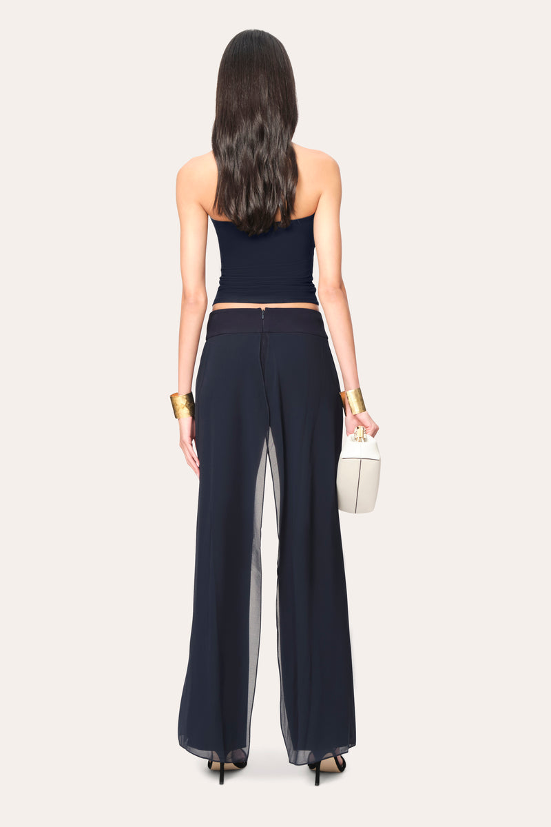 Chiffon Panel Pant