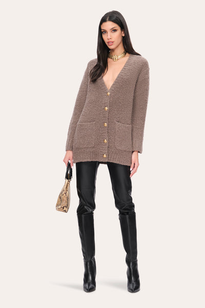 Boucle Merino Cardigan Image 2