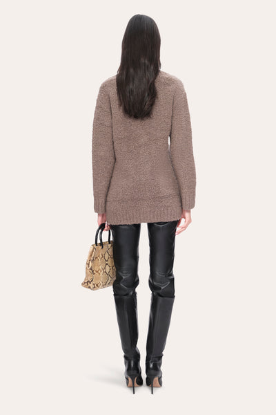 Boucle Merino Cardigan Image 4