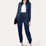 Olivia Utility Satin Jacket