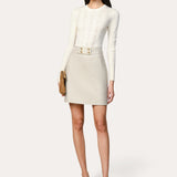 Tweed Lurex Skirt