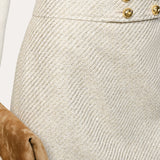 Tweed Lurex Skirt