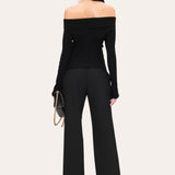 Off-Shoulder Sweater