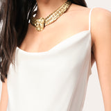 Silk Draped Camisole