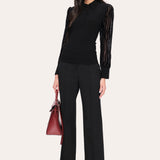 Burnout Polo Sweater