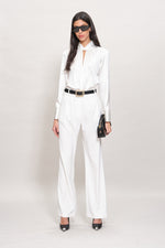Crepe Pleated Pant