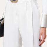 Crepe Pleated Pant