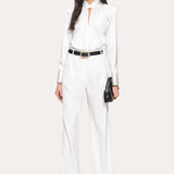 Crepe Pleated Pant