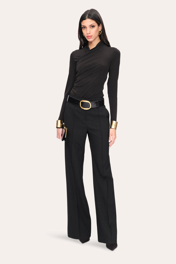 Ruched Draped Knit
