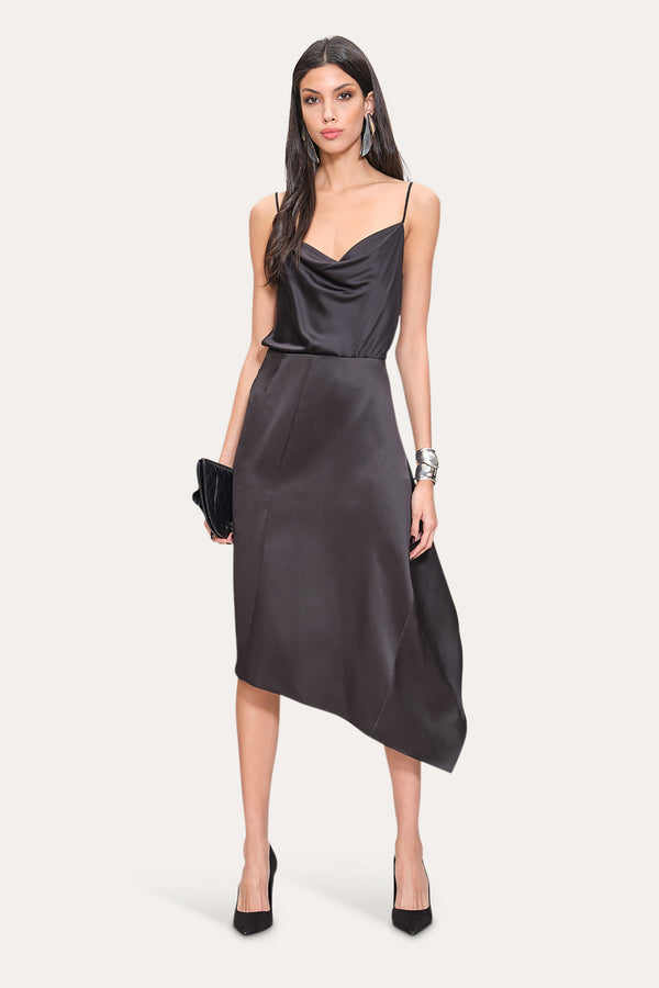 Asymmetric Hem Skirt