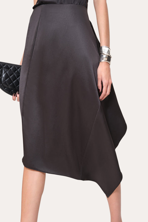 Asymmetric Hem Skirt