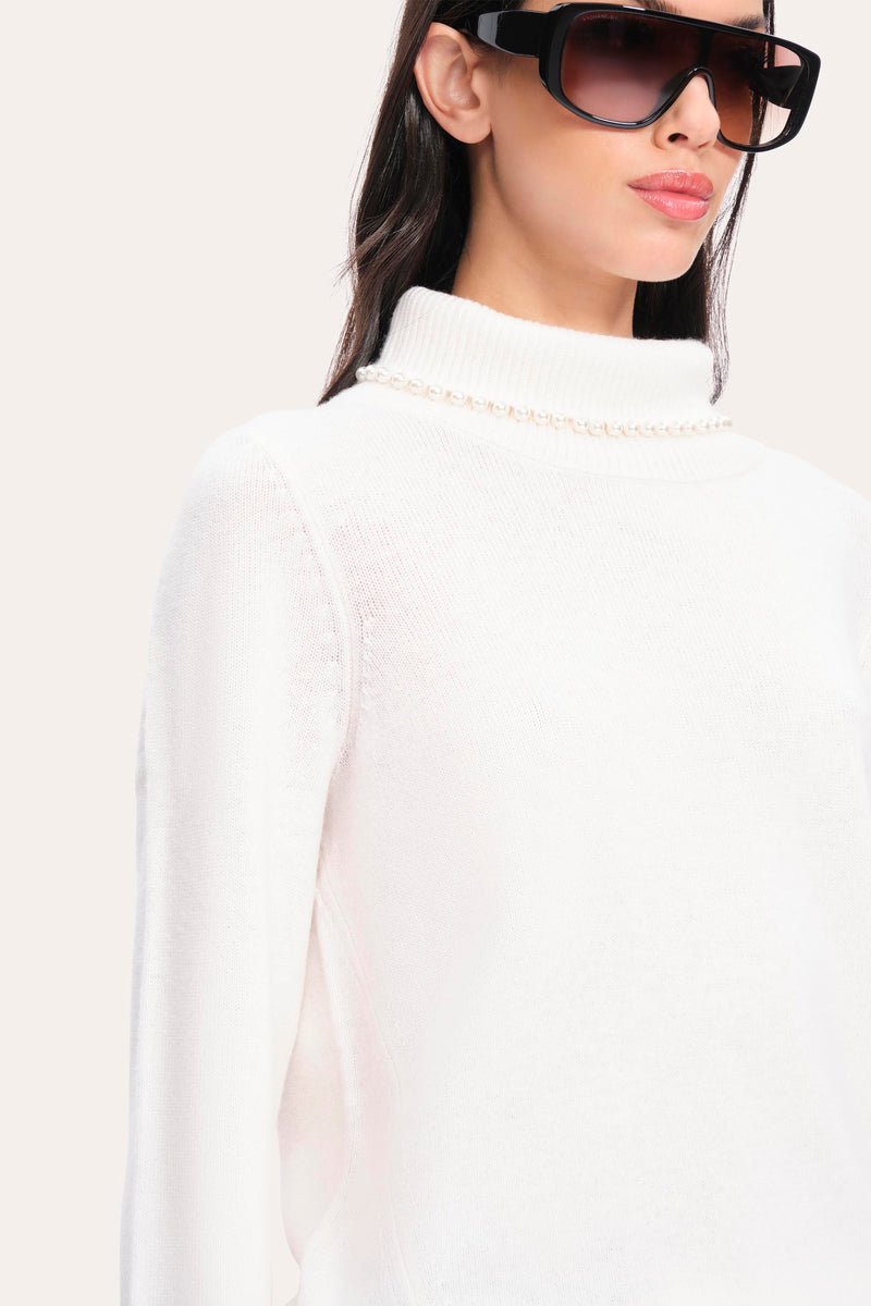 Pearl Cash-Wool Sweater