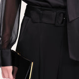 Satin Belted Pant