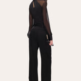 Satin Belted Pant