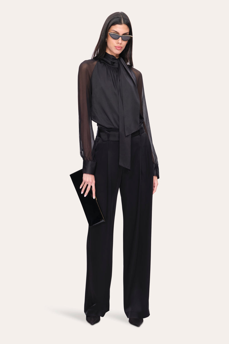 Silk Tie Top