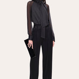Satin Belted Pant