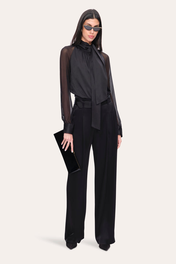 Satin Belted Pant
