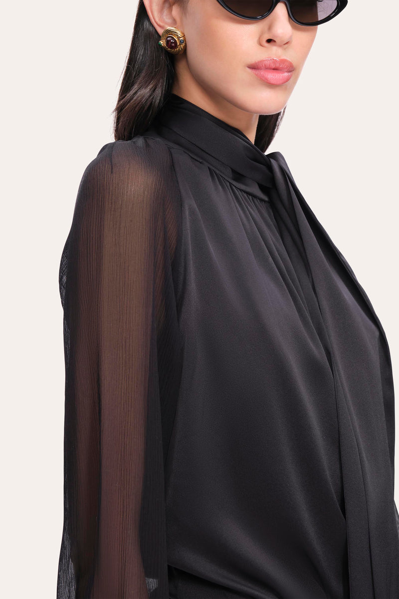 Silk Tie Top