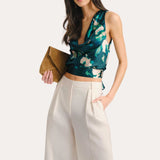 Tina Linen Bermuda Shorts