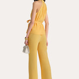 Olivia Fluid Crepe Slim Pant