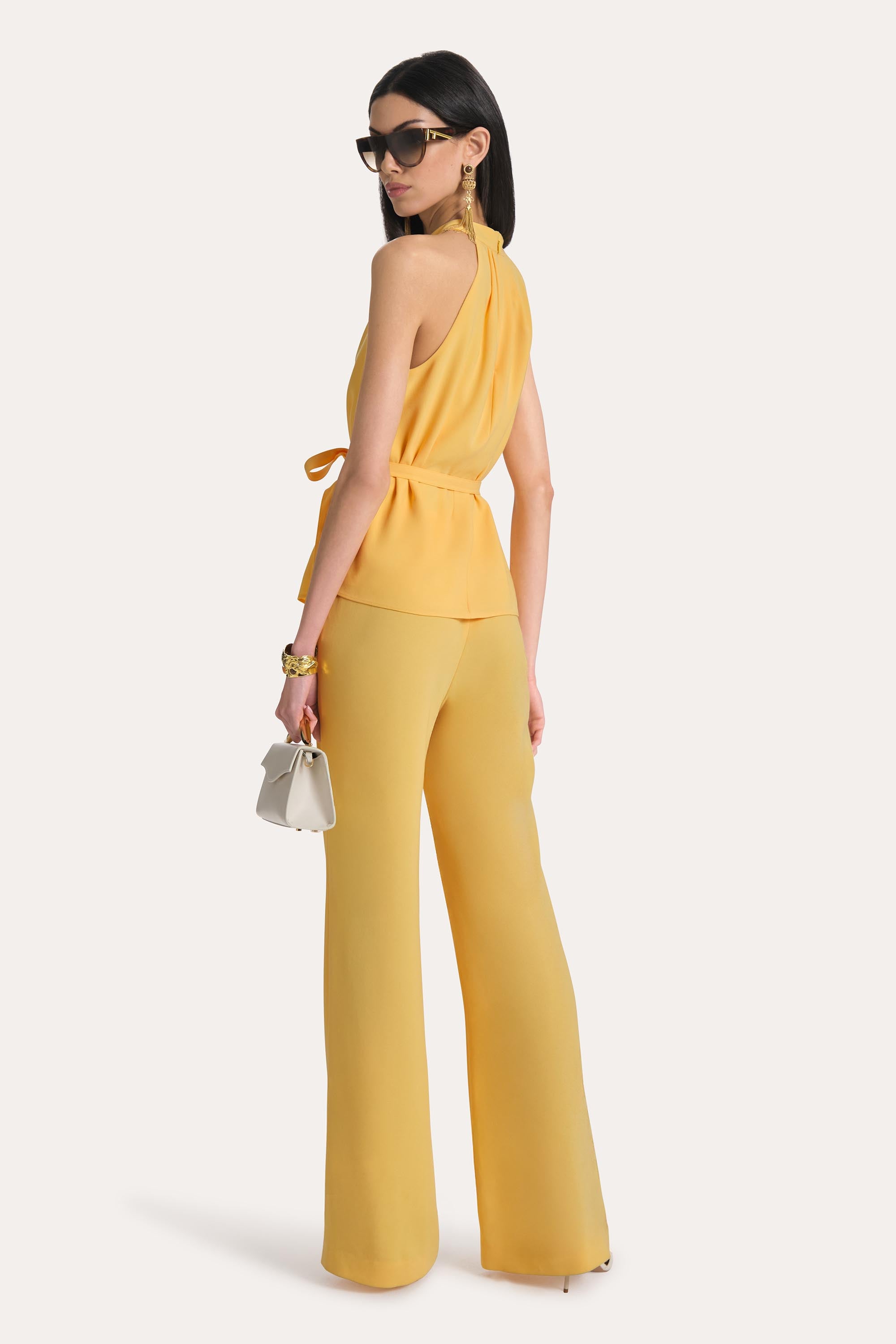 Olivia Fluid Crepe Slim Pant