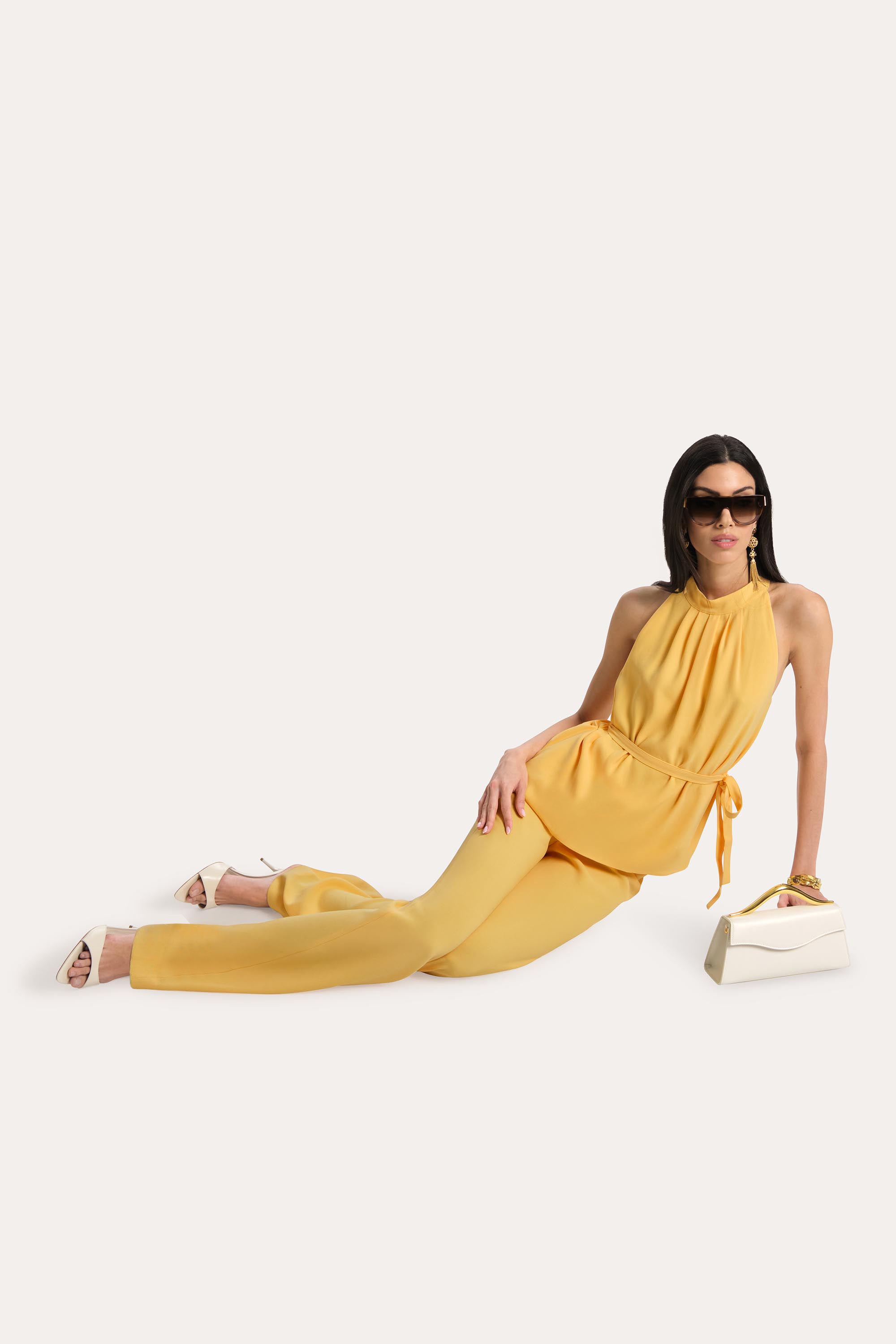 Olivia Fluid Crepe Slim Pant