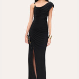 Asymmetric Chain Gown