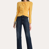 Sienna Crepe Ruched Jacket