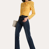 Sienna Crepe Ruched Jacket