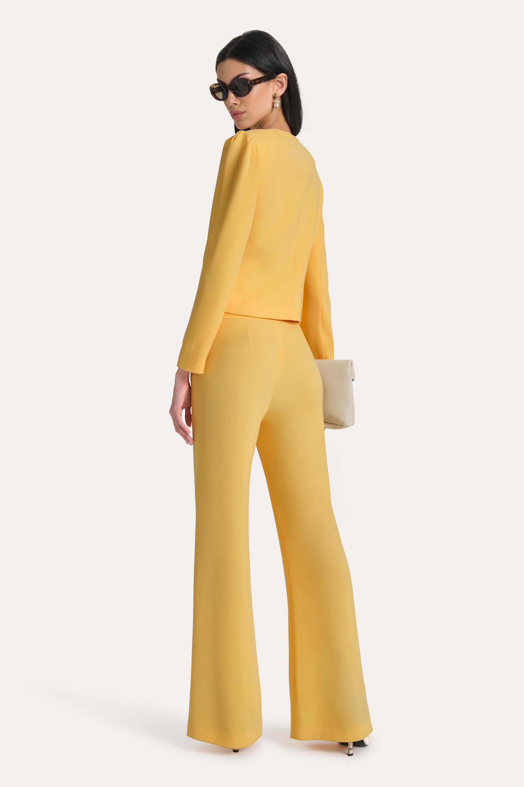 Sienna Crepe Ruched Jacket