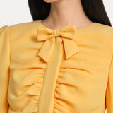 Sienna Crepe Ruched Jacket