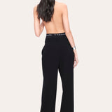 Crepe Pleated Pant