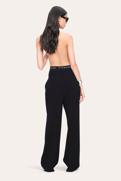 Crepe Pleated Pant Image 4