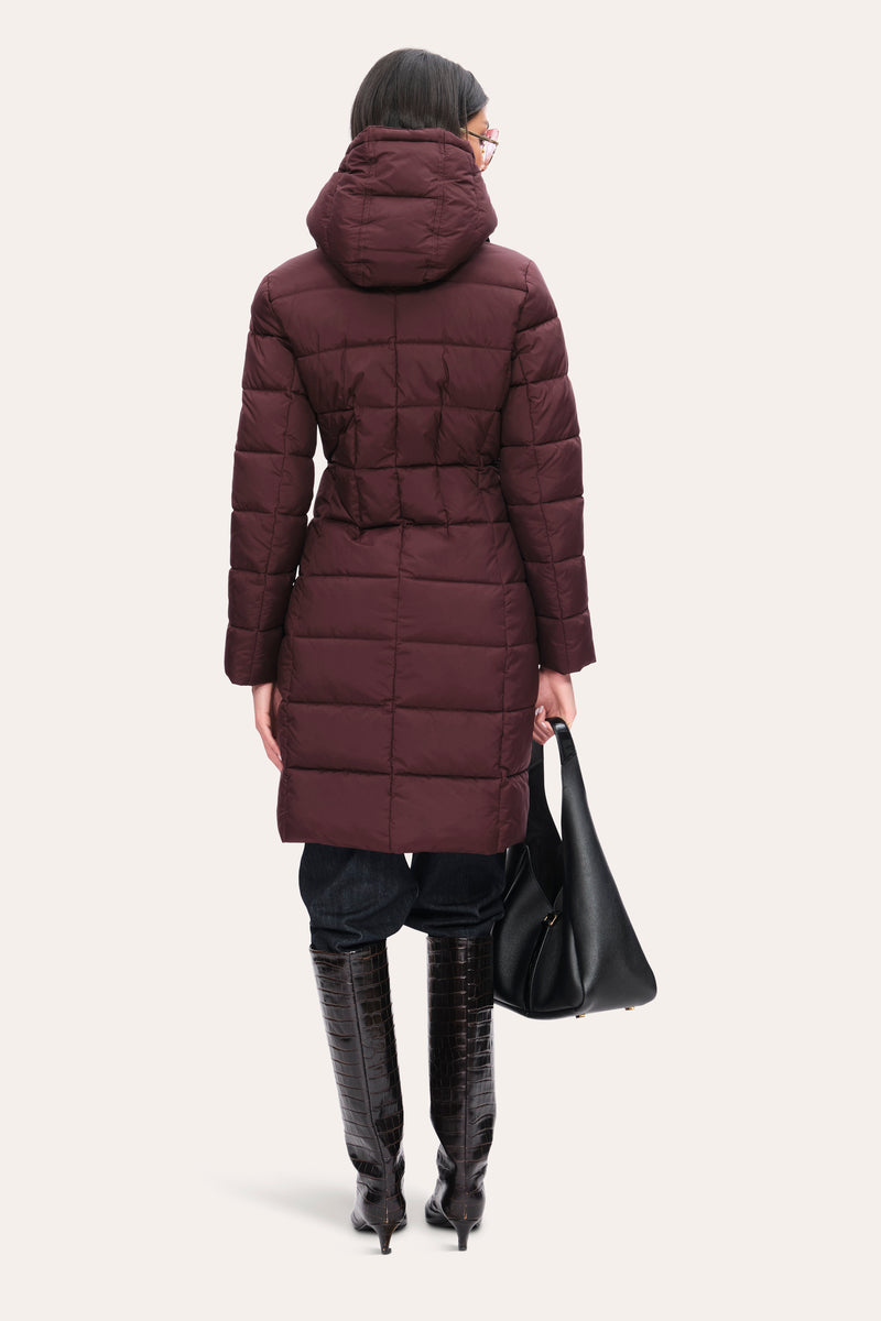 Tahari Dual-Layer Down Coat
