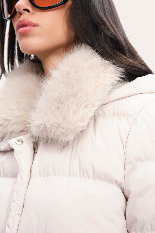 Tahari Short Down Coat