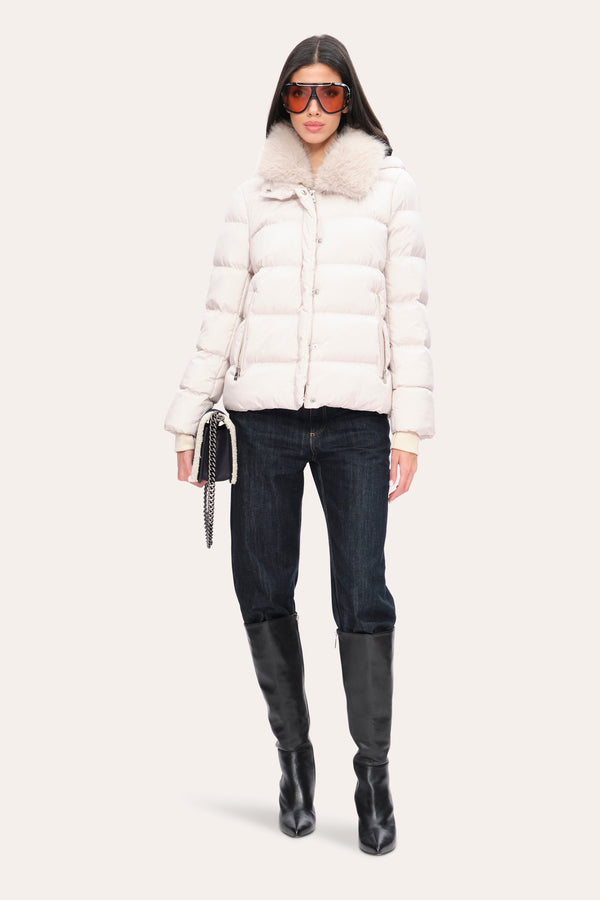 Tahari Short Down Coat