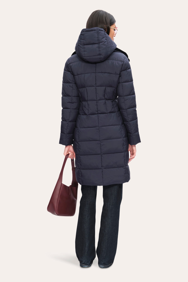 Tahari Dual-Layer Down Coat