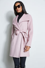 Tahari Ella Double Face Wool Coat