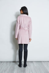 Tahari Ella Double Face Wool Coat