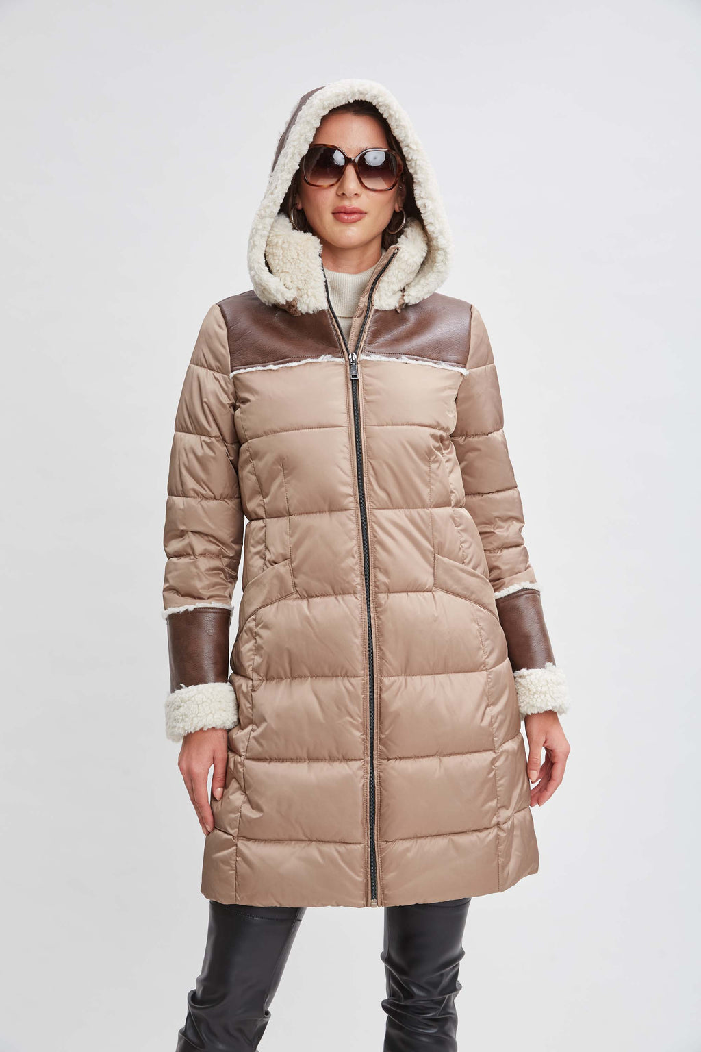 Tahari Puffer Coat