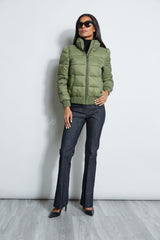 Tahari Short Puffer Coat