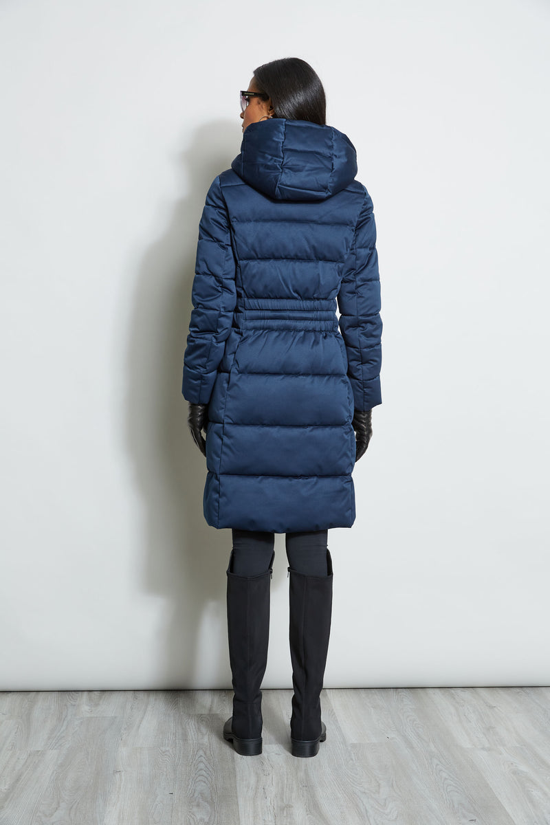 Tahari Stitched Hooded Puffer Coat Do Not Post Online Elie Tahari