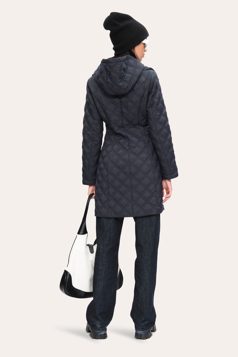 Tahari Quilted Puffer Coat