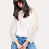 Sienna Silk Overlay Blouse