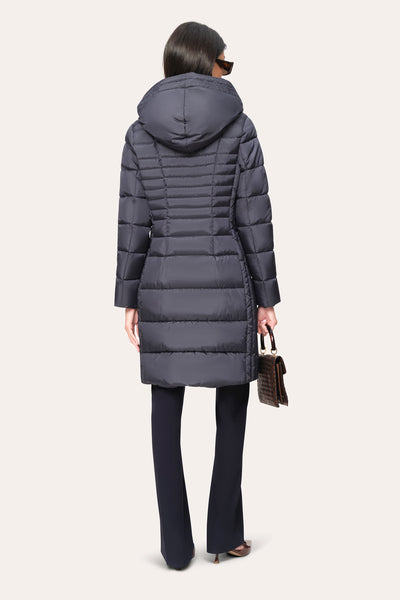 Tahari Hooded Down Coat Image 3