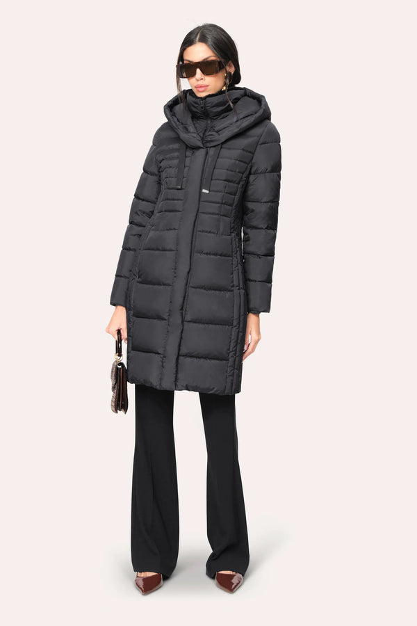 Tahari Hooded Down Coat